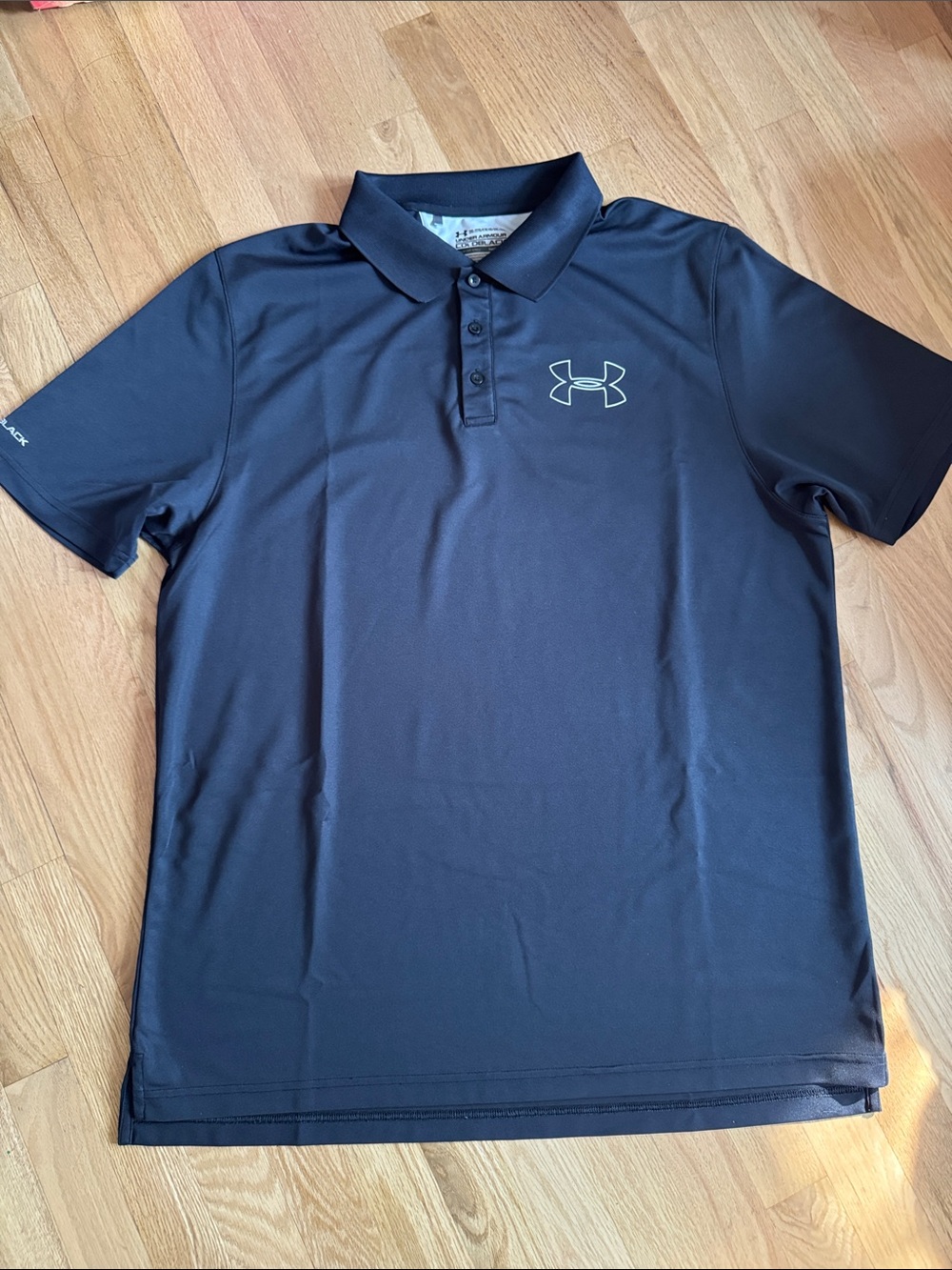 Under Armour ColdBlack Men’s 2XL Black HeatGear Golf Polo Shirt
